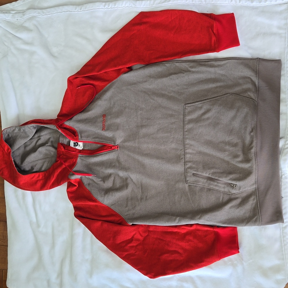 Burton 2 Tone Quarter Zip Hoodie